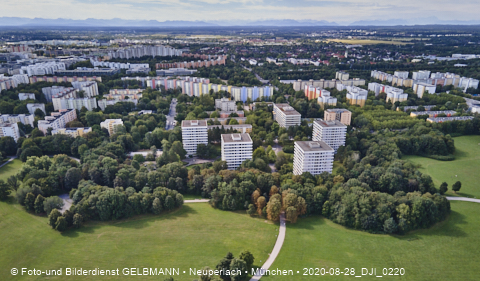 28.08.2020 - Ostpark mit Umgebung und Blick auf das Marx-Zentrum