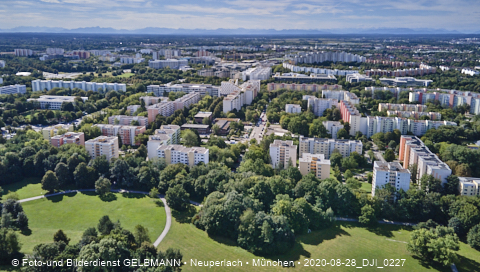 28.08.2020 - Ostpark mit Umgebung und Blick auf das Marx-Zentrum