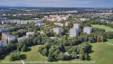 28.08.2020 - Ostpark mit Umgebung und Blick auf das Marx-Zentrum