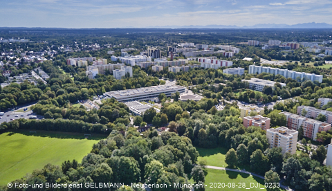 28.08.2020 - Ostpark mit Umgebung und Blick auf das Marx-Zentrum