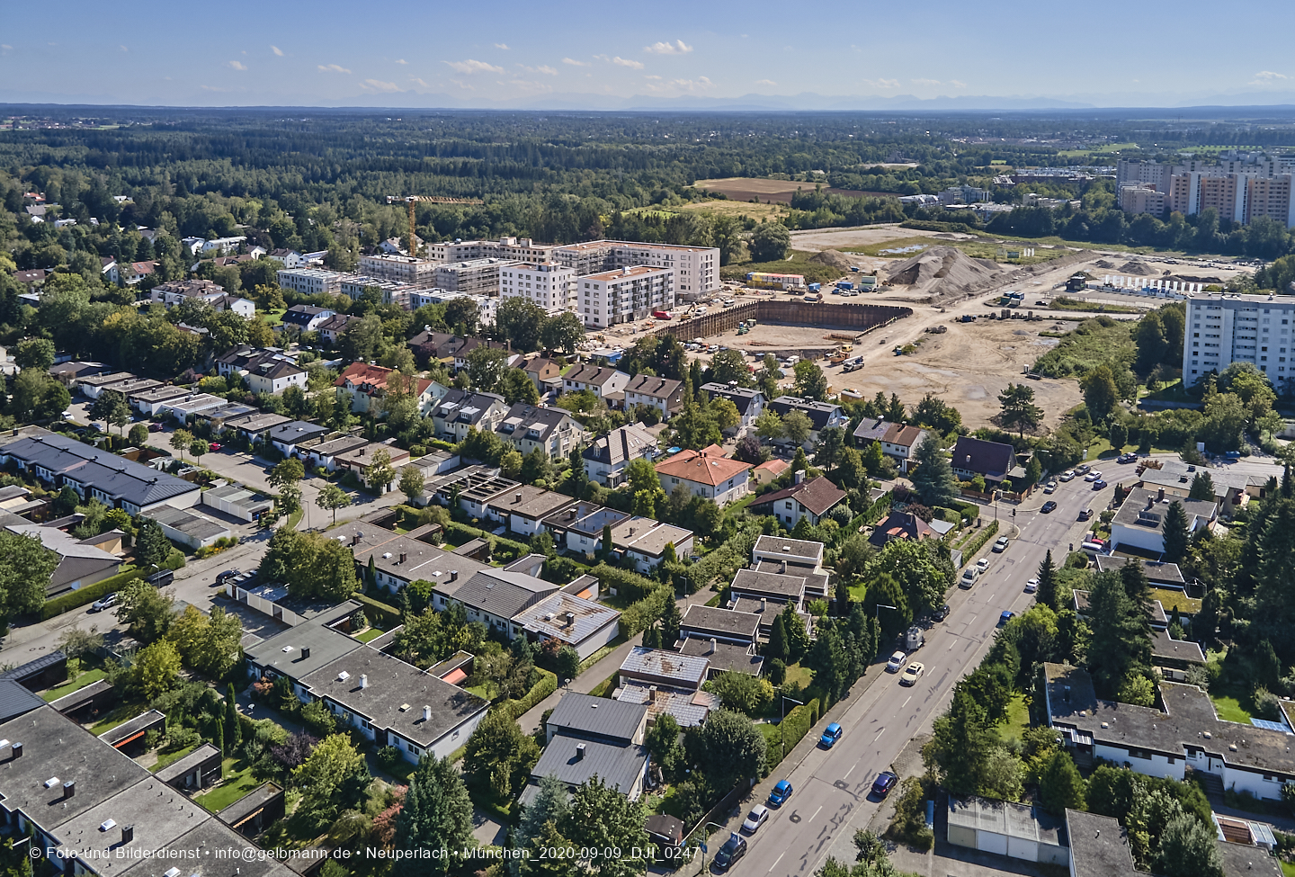 09.09.2020 - Baustelle Alexisqaurtier in Neuperlach
