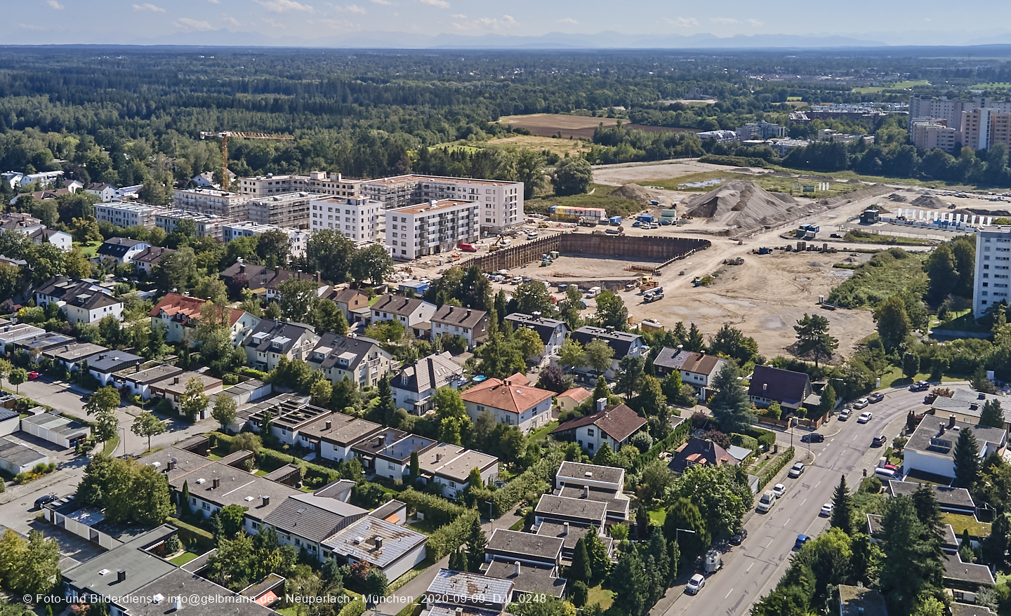 09.09.2020 - Baustelle Alexisqaurtier in Neuperlach