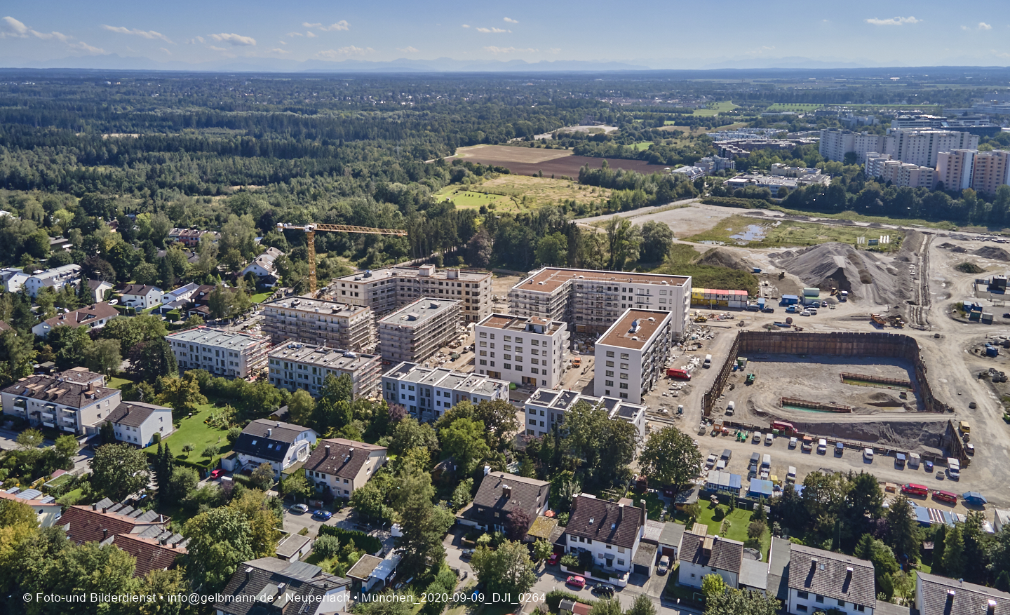 09.09.2020 - Baustelle Alexisqaurtier in Neuperlach