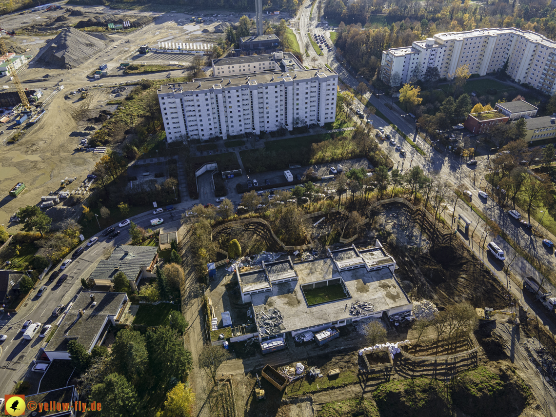 07.11.2020 - Baustelle zur Grundschule am Karl-Marx-Ring in Neuperlach