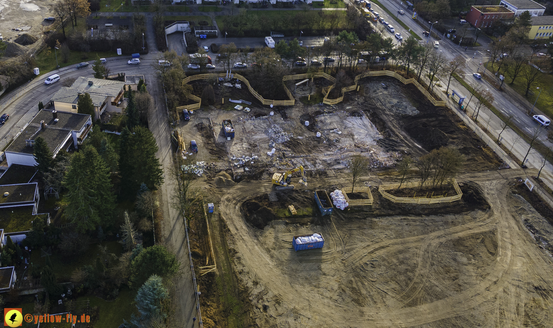 14.12.2020 - Baustelle zur Grundschule am Karl-Marx-Ring in Neuperlach