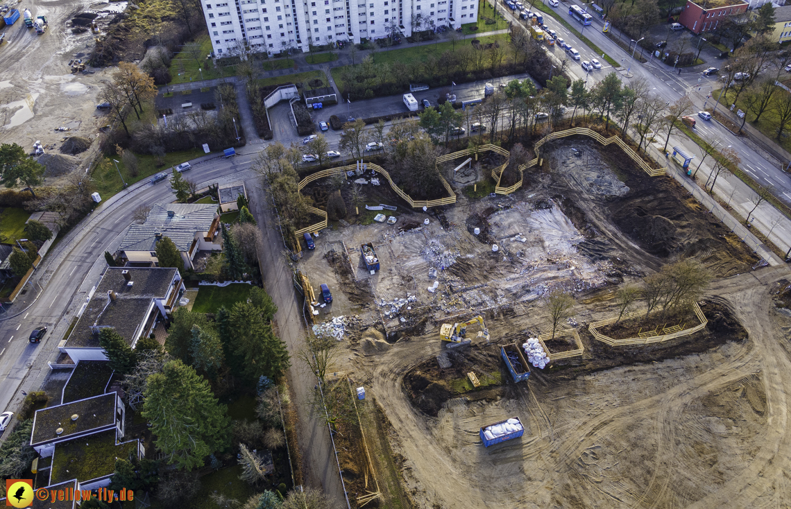 14.12.2020 - Baustelle zur Grundschule am Karl-Marx-Ring in Neuperlach