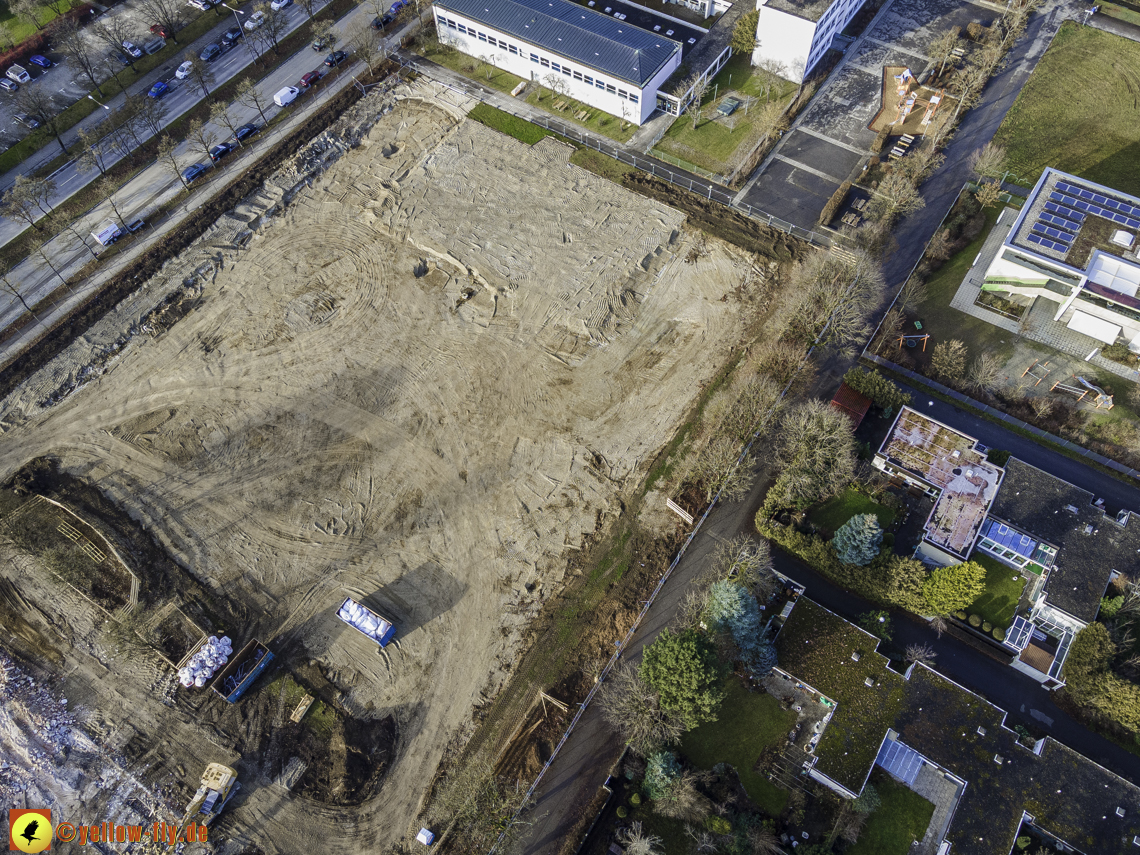 14.12.2020 - Baustelle zur Grundschule am Karl-Marx-Ring in Neuperlach