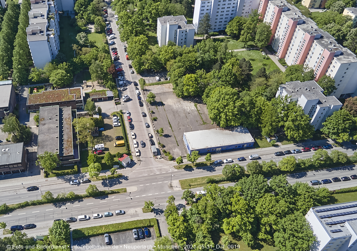 Wohnring und Plrettzentrum in Neuperlach