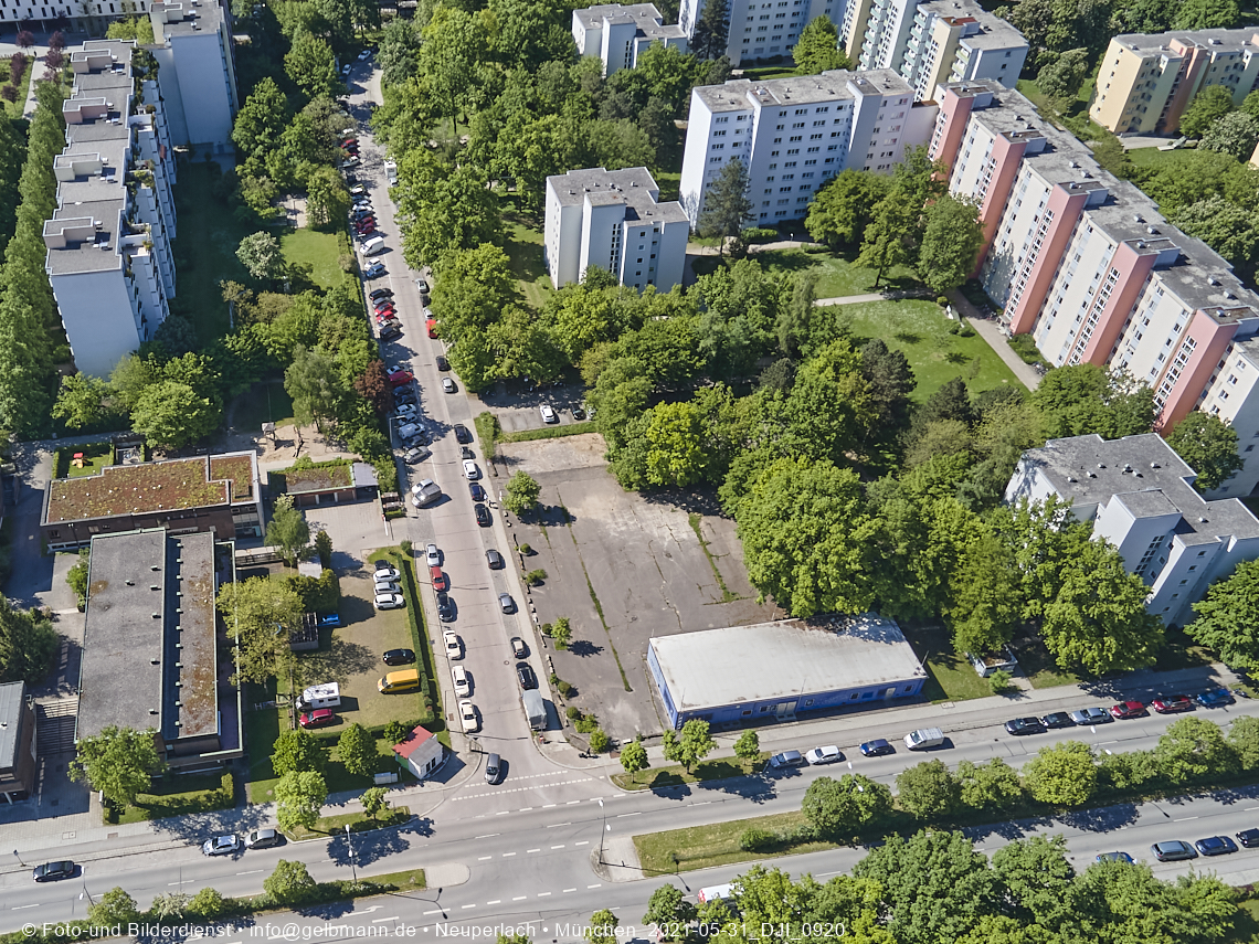 Wohnring und Plrettzentrum in Neuperlach