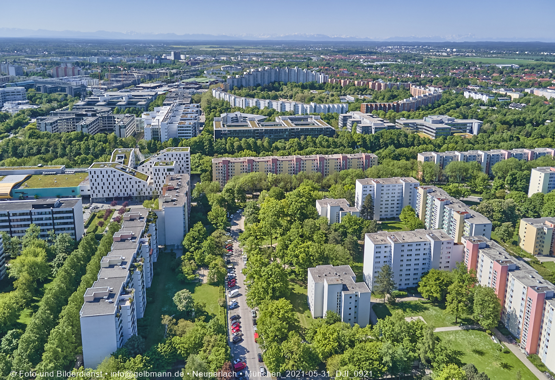 Wohnring und Plrettzentrum in Neuperlach