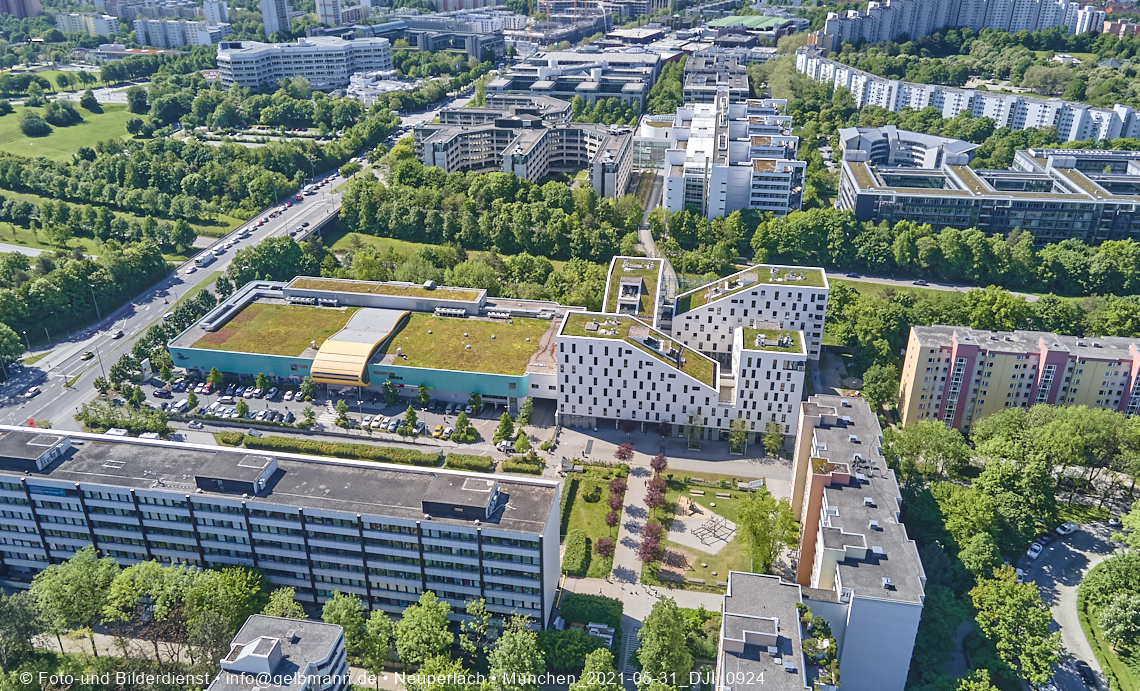 Wohnring und Plrettzentrum in Neuperlach