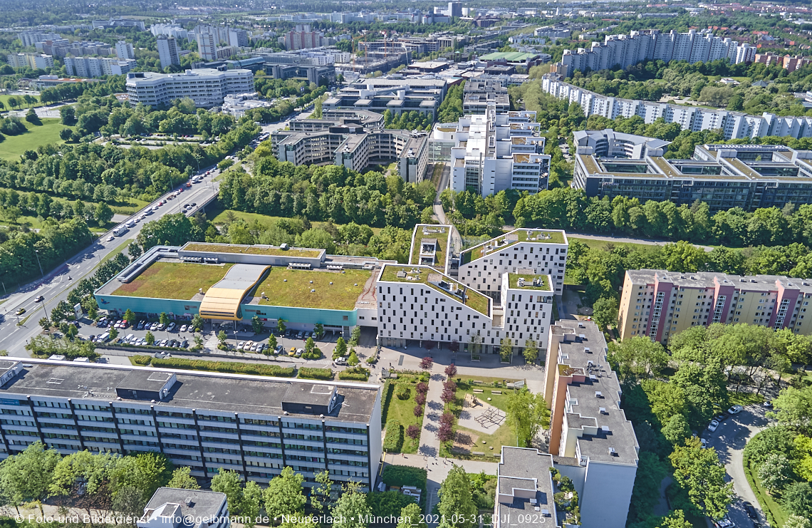 Wohnring und Plrettzentrum in Neuperlach