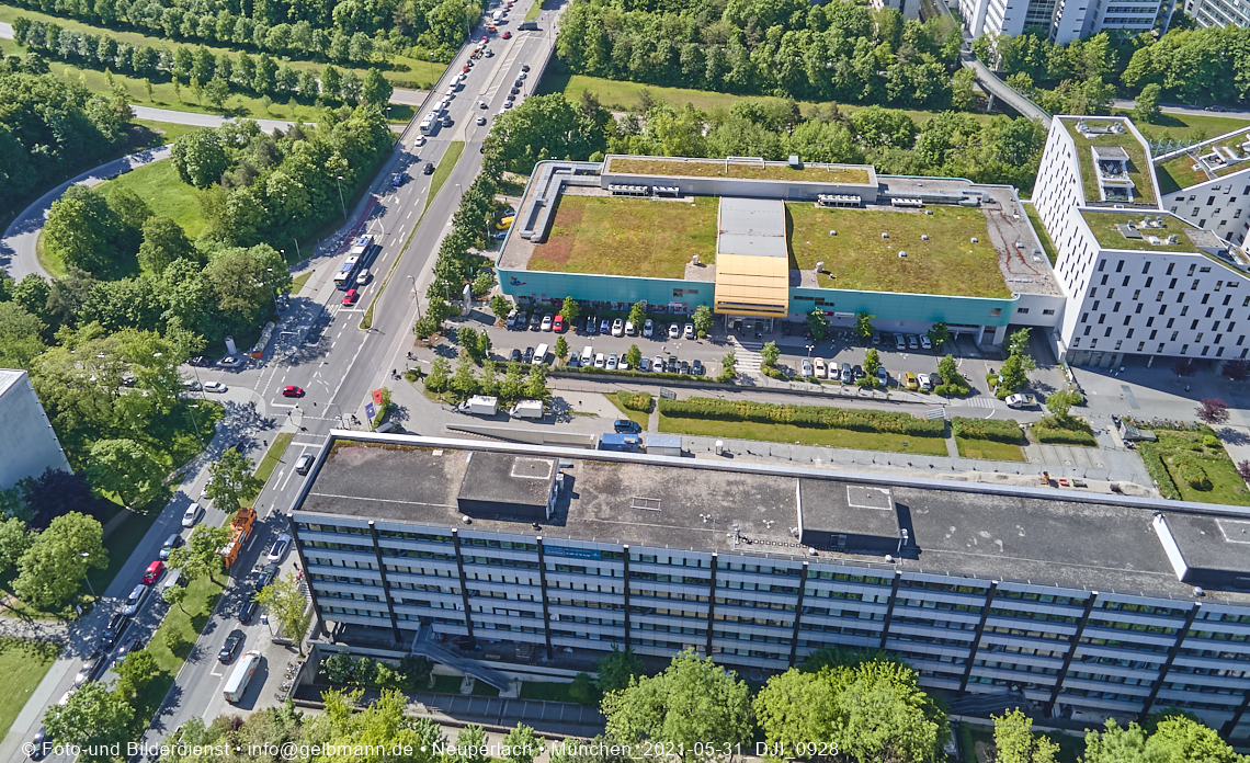 Wohnring und Plrettzentrum in Neuperlach
