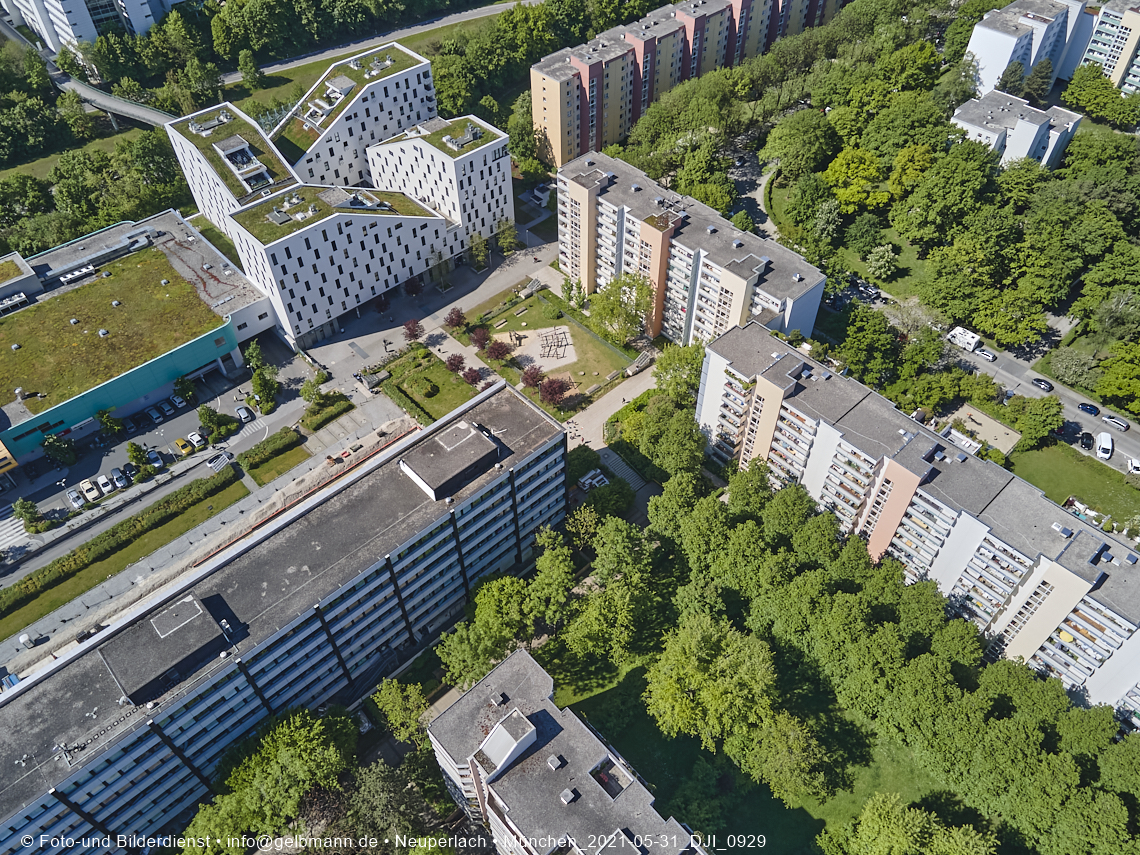 Wohnring und Plrettzentrum in Neuperlach