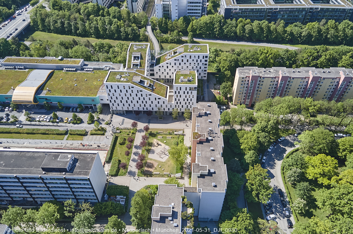 Wohnring und Plrettzentrum in Neuperlach