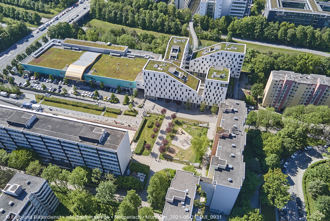 Wohnring und Plrettzentrum in Neuperlach