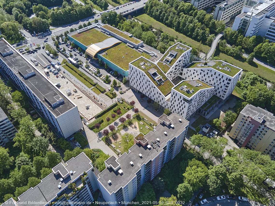 Wohnring und Plrettzentrum in Neuperlach