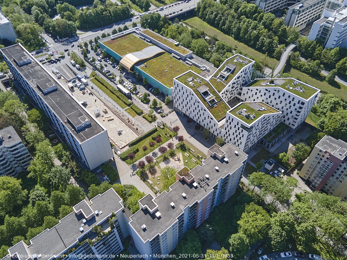 Wohnring und Plrettzentrum in Neuperlach