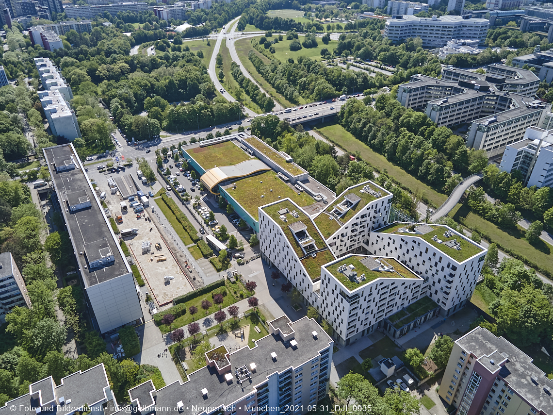 Wohnring und Plrettzentrum in Neuperlach