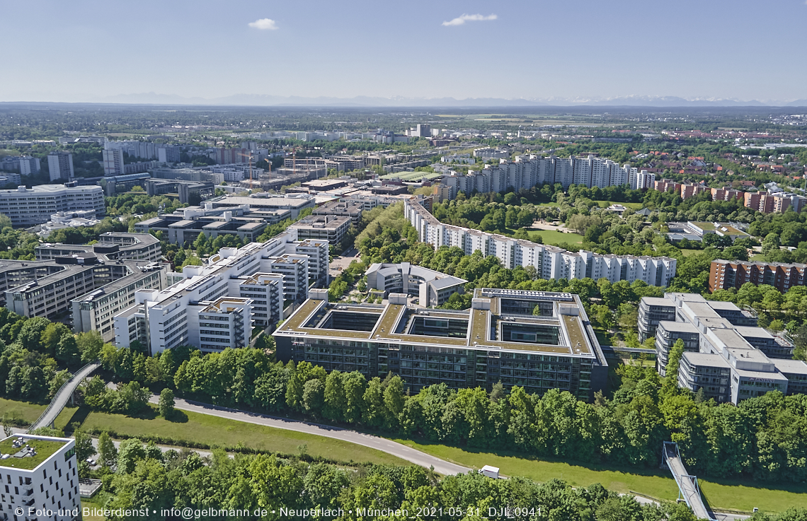 Wohnring und Plrettzentrum in Neuperlach