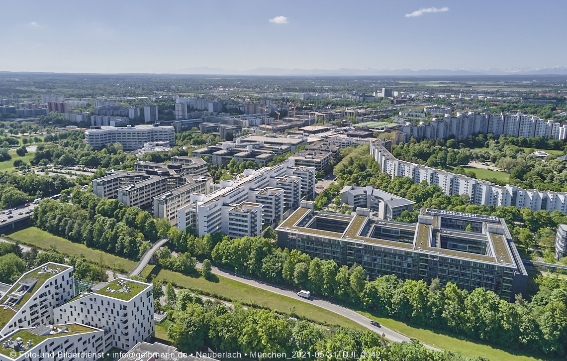 Wohnring und Plrettzentrum in Neuperlach
