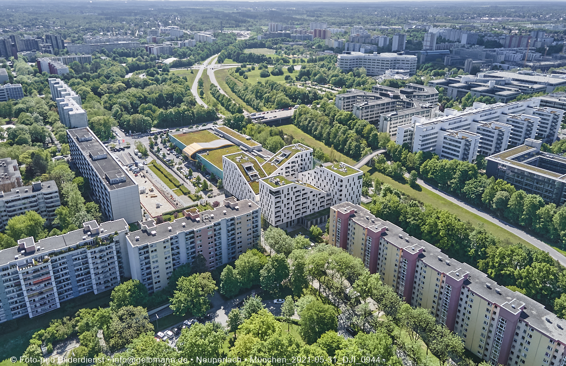 Wohnring und Plrettzentrum in Neuperlach
