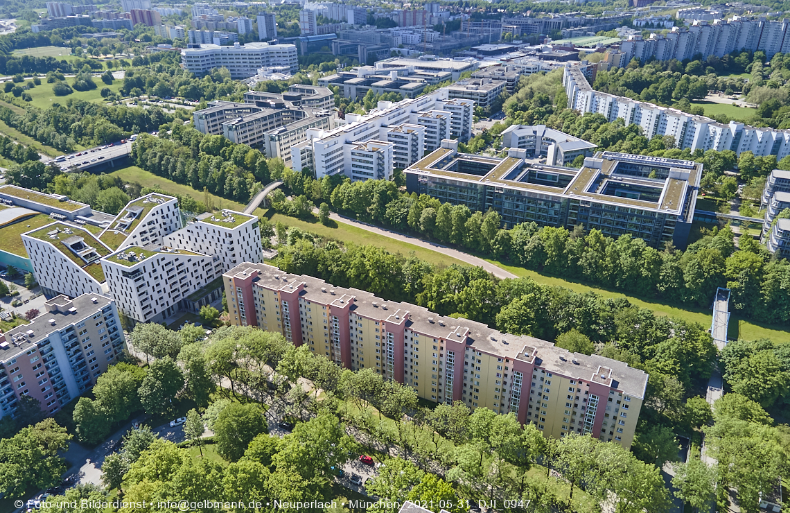 Wohnring und Plrettzentrum in Neuperlach