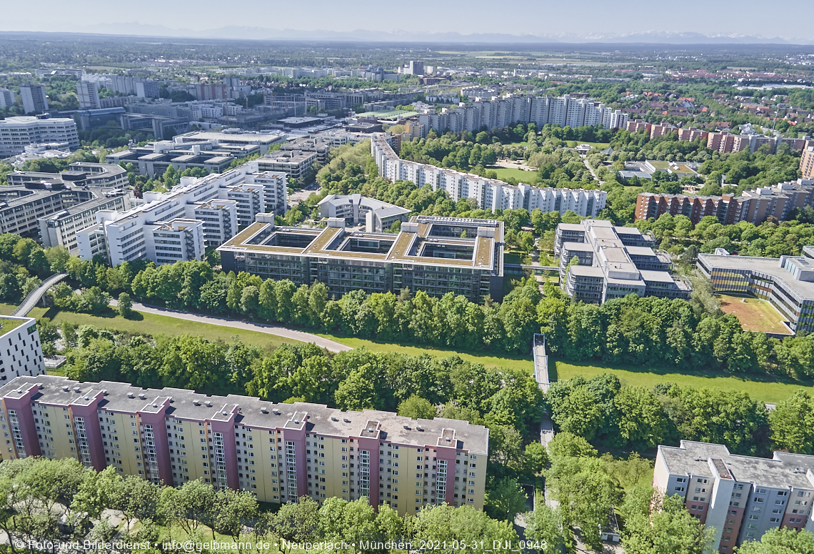 Wohnring und Plrettzentrum in Neuperlach