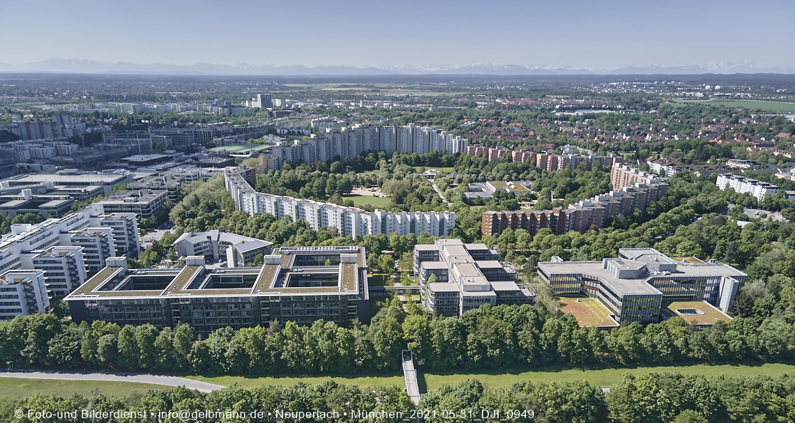 Wohnring und Plrettzentrum in Neuperlach