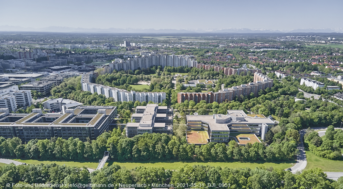Wohnring und Plrettzentrum in Neuperlach