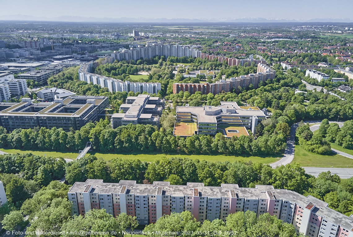 Wohnring und Plrettzentrum in Neuperlach