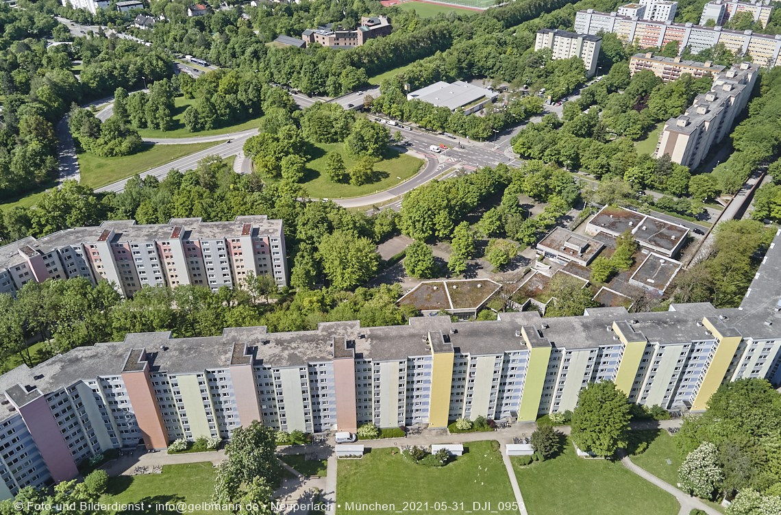 Wohnring und Plrettzentrum in Neuperlach