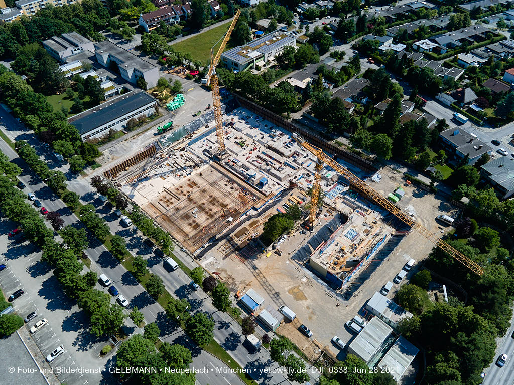 28.06.2021 - Baustelle zur Grundschule am Karl-Marx-Ring in Neuperlach