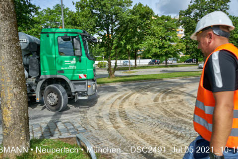05.07.2021 - neuperlach.org.gelbmann.org zeigt aktuelle Baustellenfotos von der Grundschule am Karl-Marx-Ring in Neuperlach