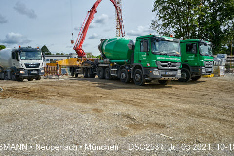 05.07.2021 - neuperlach.org.gelbmann.org zeigt aktuelle Baustellenfotos von der Grundschule am Karl-Marx-Ring in Neuperlach