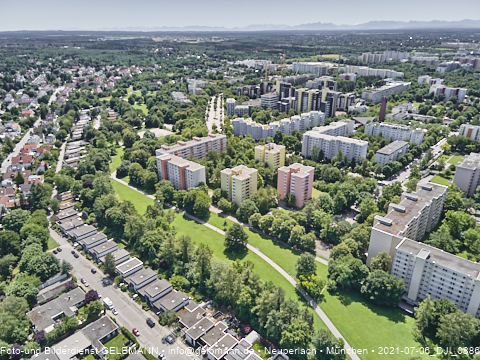 06.07.2021- Karl-Marx-Ring und Umgebung in Neuperlach