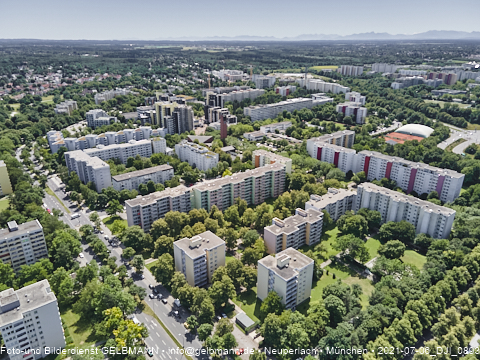 06.07.2021- Karl-Marx-Ring und Umgebung in Neuperlach
