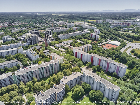 06.07.2021- Karl-Marx-Ring und Umgebung in Neuperlach
