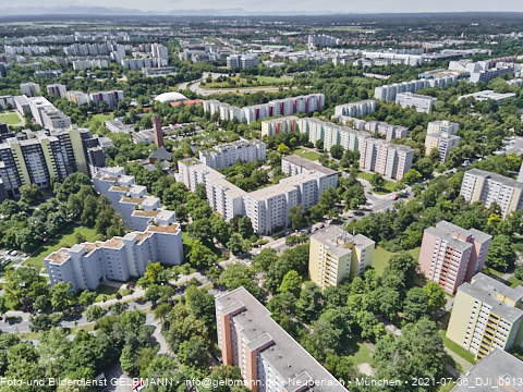 06.07.2021- Karl-Marx-Ring und Umgebung in Neuperlach