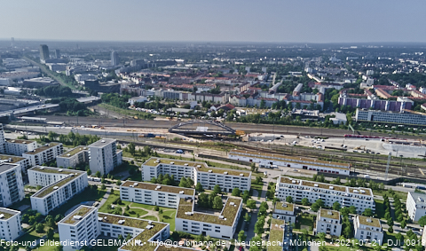 21.07.2021- Hirschgarten Stammstrecke 2 - die Brückenverschiebung
