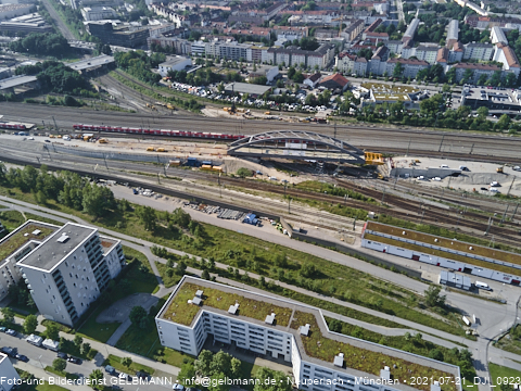 21.07.2021- Hirschgarten Stammstrecke 2 - die Brückenverschiebung
