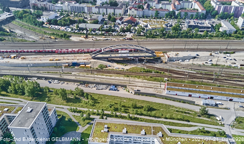 21.07.2021- Hirschgarten Stammstrecke 2 - die Brückenverschiebung