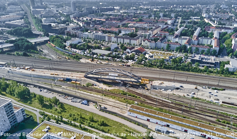 21.07.2021- Hirschgarten Stammstrecke 2 - die Brückenverschiebung