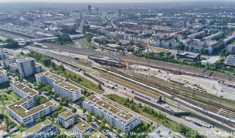 21.07.2021- Hirschgarten Stammstrecke 2 - die Brückenverschiebung