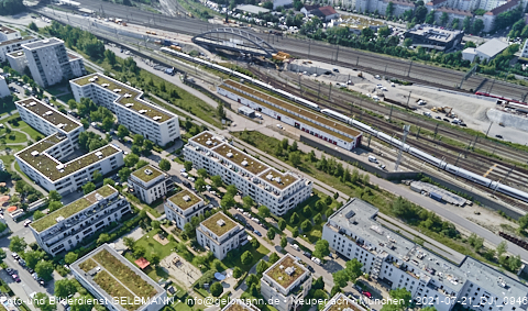 21.07.2021- Hirschgarten Stammstrecke 2 - die Brückenverschiebung
