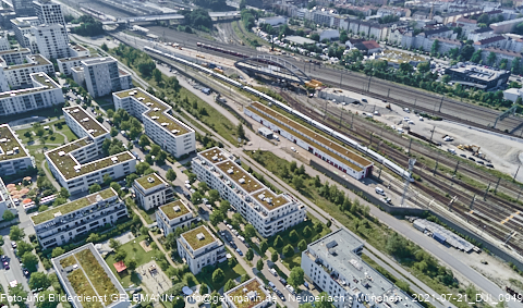 21.07.2021- Hirschgarten Stammstrecke 2 - die Brückenverschiebung