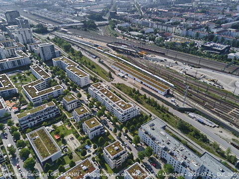 21.07.2021- Hirschgarten Stammstrecke 2 - die Brückenverschiebung