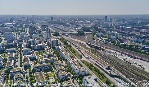 21.07.2021- Hirschgarten Stammstrecke 2 - die Brückenverschiebung