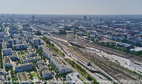 21.07.2021- Hirschgarten Stammstrecke 2 - die Brückenverschiebung