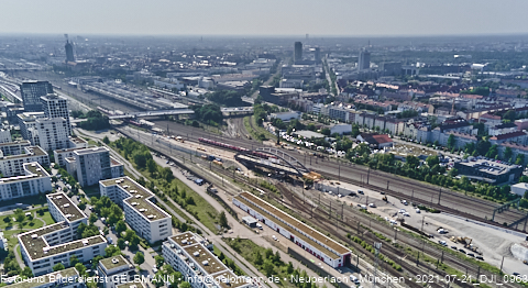 21.07.2021- Hirschgarten Stammstrecke 2 - die Brückenverschiebung
